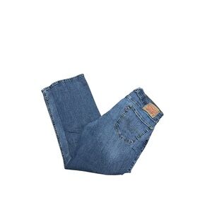 Levi's 559 mid rise relaxed fit straight leg jeans medium wash 36x30